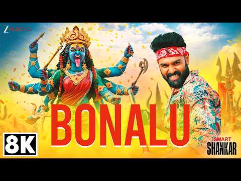 Bonalu in 8K🔥 | iSmart Shankar | Ram Pothineni, Nidhhi Agerwal | Rahul Sipligunj | Viral Telugu Song