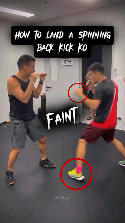 Spinning Back Kick Tutorial 🔥
