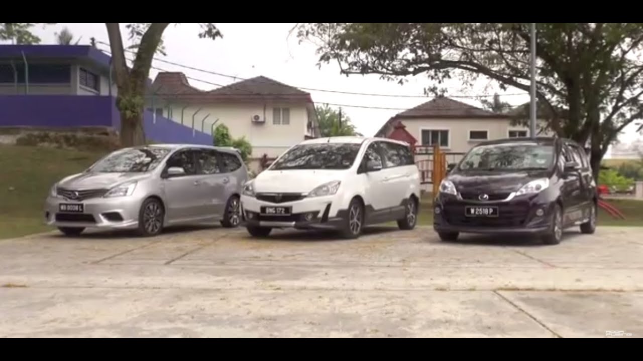 Proton Exora vs Perodua Alza vs Nissan Grand Livina - R 