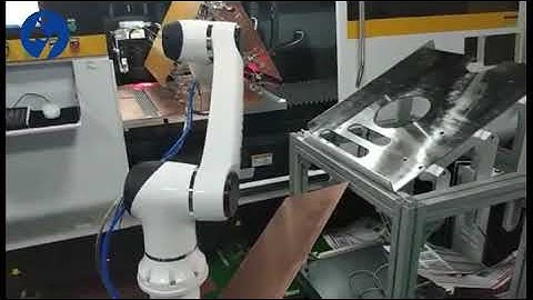 Elfin cobots application-PCB plates loading and unloading application