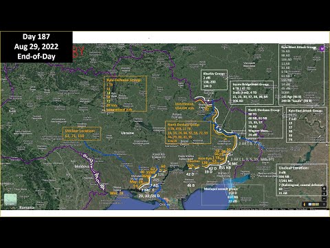 Ukraine: military situation update with maps August 28 2022 (Ukrainian attack on Kherson bridgehead)