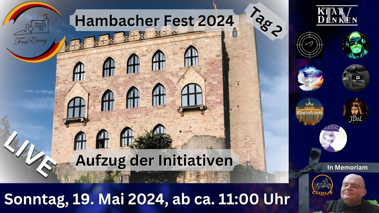 Neustadt a.d. Weinstraße - Hambacher Fest 2024, Aufzug der Initiativen 💥