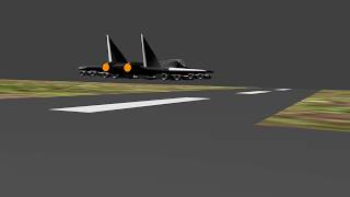 Jetfighter SU-35  Fly over test  - 3D Animation