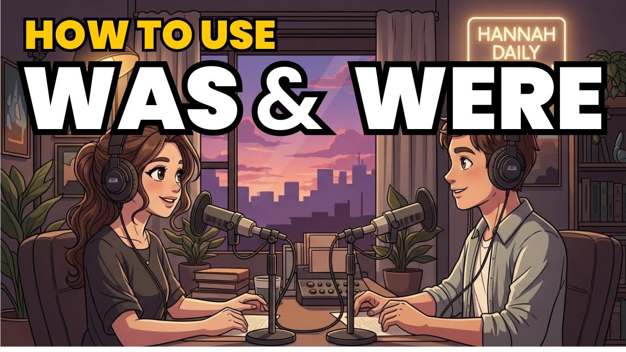 Learn English with Real Conversations Podcast | How to Use WAS & WERE in English