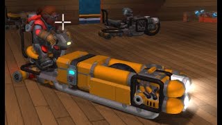 sticky delivery vehicle 'PETYANKO' tutorial in survival no mod : scrap mechanic