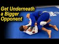 How To Get Underneath A Bigger And Stronger Opponent In Jiu Jitsu by Mikey Musumeci