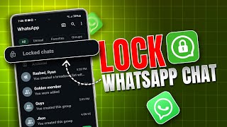 How To Lock WhatsApp Chat On Android | Secure Your WhatsApp Chats Easily screenshot 1