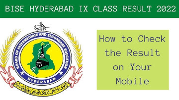 Ninth class result Hyderabad board || how to check your ninth result on mobile