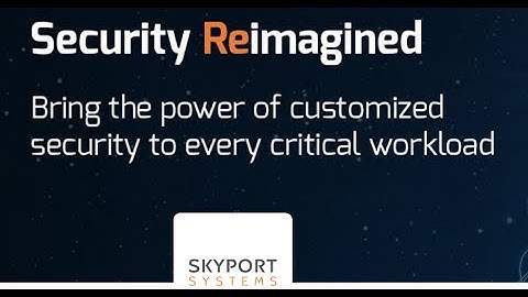 Skyport Systems |  What We Do