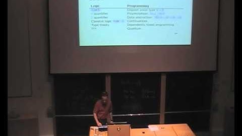 Peter Selinger: "Higher types in quantum computing"