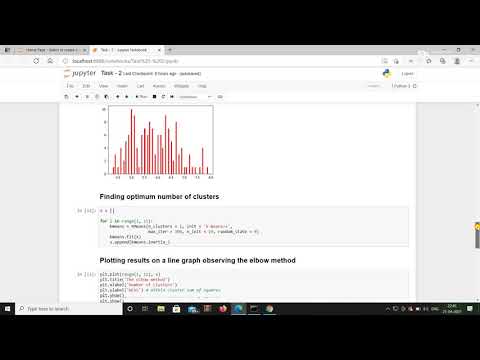 #GRIPAPRIL21​#TSF​#grip TASK-2: PREDICTION OF OPTIMUM NUMBER OF CLUSTERS FROM THE GIVEN IRIS DATASET