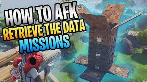 Fortnite Save the world - Retrieve the data 100% Solo AFK full gameplay!