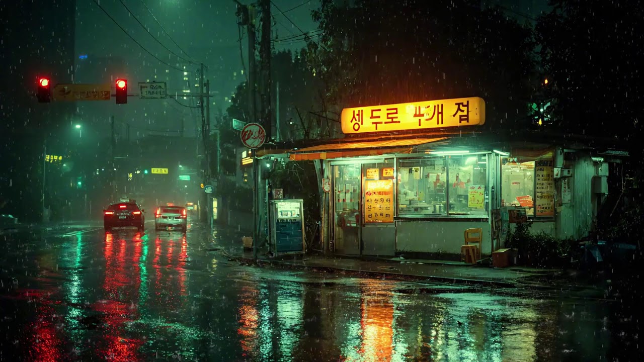 Kyoto Lantern Night Rain 🏮 Gentle Lofi Mix for Peaceful Mind