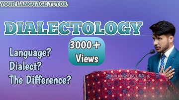 Dialectology | The difference between language and dialect in Urdu/Hindi | Sociolinguistics
