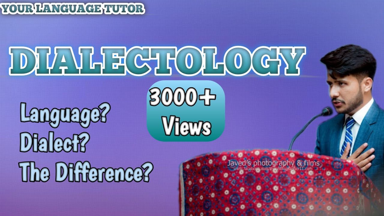 Dialectology | The difference between language and dialect in Urdu ...