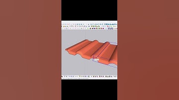 how to place tile over roof in sketchup /  place and trim edges on surface