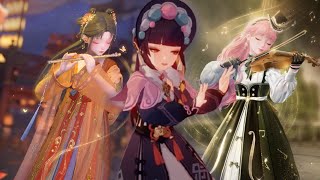 Divine Damsel of Devastation: Dizi and Violin Cover in Infinity Nikki