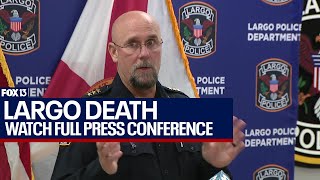 Largo Police give update on death investigation connected to AMBER Alert