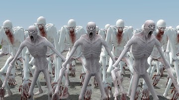 100 SCP-096:SL VS 100 SCP-096:CB!! Garrys Mod Sandbox