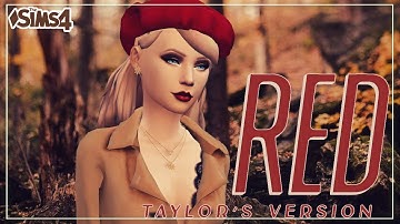 TAYLOR SWIFT RED ( TAYLOR SWIFT VERISON) | SIMS 4 | CAS |