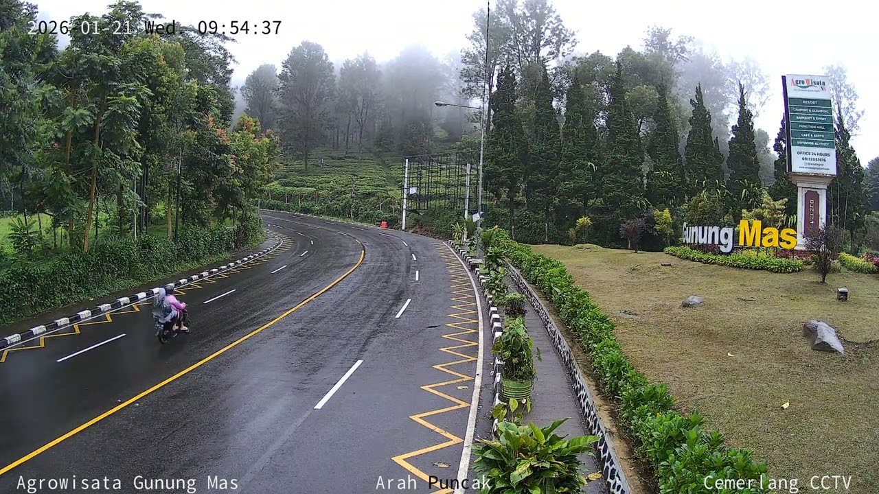 Gunung Mas arah Puncak Pass 21/01/2026 jam 