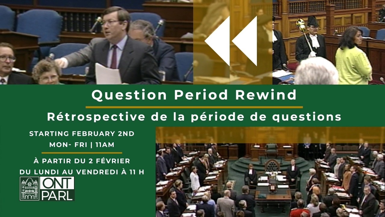 Question Period Rewind - June 17, 1986