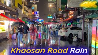 Khaosan Road - Bangkok Street Walking Tour 2022 Thailand 🇹🇭- 4K 60fps
