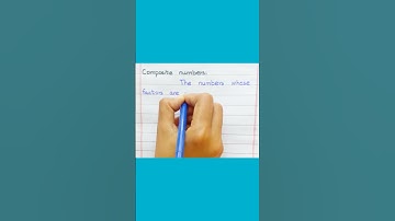 Define Composite Numbers #shorts