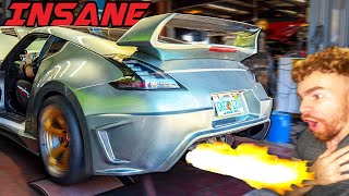 I Turned my RUINED Nissan 370z into a SUPERCAR DESTROYER.