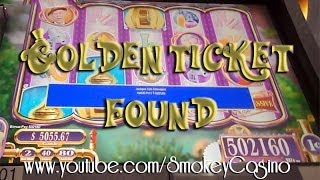 Willy wonka slot machine golden ticket winning