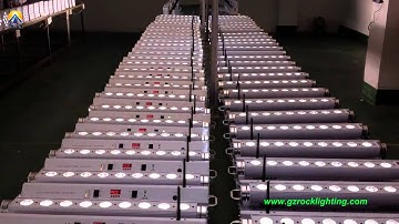 Rechargeable battery powered & built in wireless DMX LED wall washer light 9*15W RGBAW