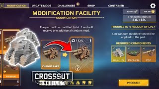 Modification Event • Helicon, Phoenix, Power Drill, ... • Crossout Mobile