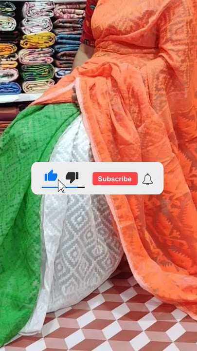 INDEPENDENT DAY SPECIAL DHAKI JAMDANI SAREE #saree #viral #new #fashion #handloom #bangladesh