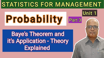 Statistics for Management I Probability I Theory Explained I Unit 1 I Part 3 I Hasham Ali Khan
