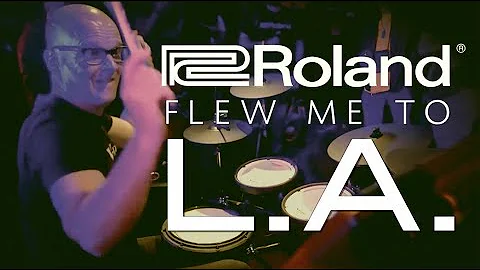 Roland Flew Me To LA | Orlando Drummer Vlog