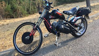 Tri-brid 48v 1000w 4-stroke 98cc Schwinn OCC Stingray