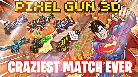 PIXEL GUN 3D | INSANE GAME | SUPERMAN LOAD OUT
