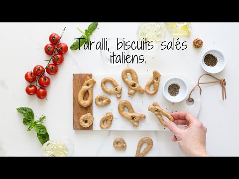 Taralli (biscuits salés italiens) : Recette de Taralli (biscuits salés  italiens)