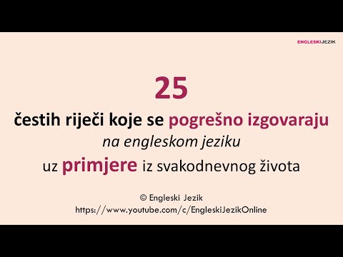 Video: Šta znači pogrešno napisana riječ?