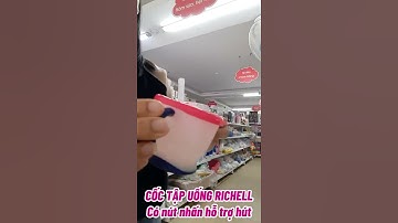 Cốc tập uống Richell 3 giai đoạn, có nút nhấn nước lên tiện lợi cho bé tập uống bằng ống hút