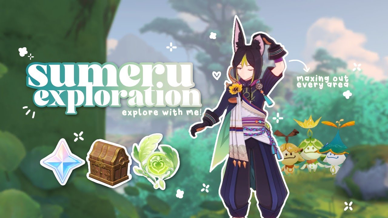 explore rainforest with me 𖠰˚˖𓍢ִ໋🍃˚ | cozy genshin gameplay •