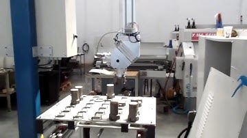 Gantry system for load/unload lathes