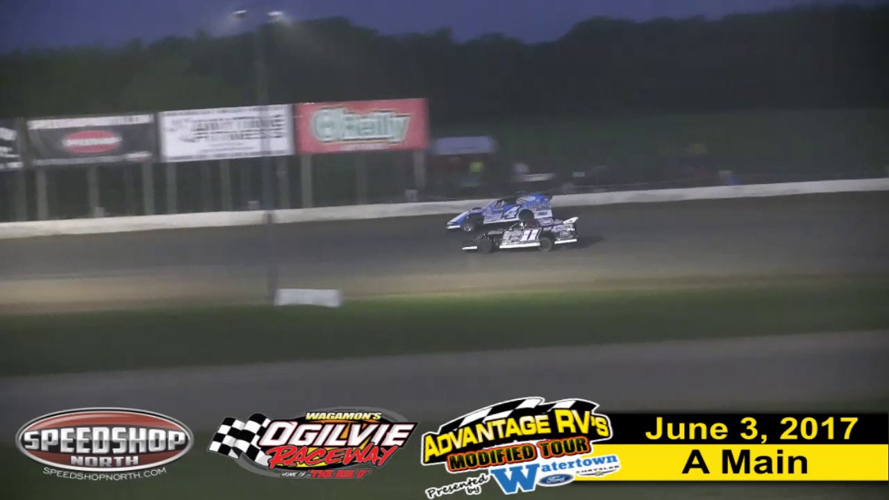 Ogilvie Raceway 6/3/17 Advantage RV Mod Tour Feature Final Laps YouTube
