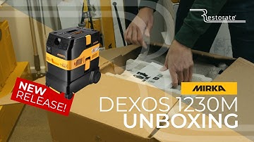 Unboxing the New Mirka DEXOS 1230M Dust Extractor | Restorate