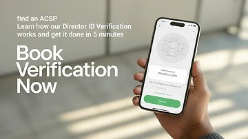 ACSP how to verify your identity for Companies House