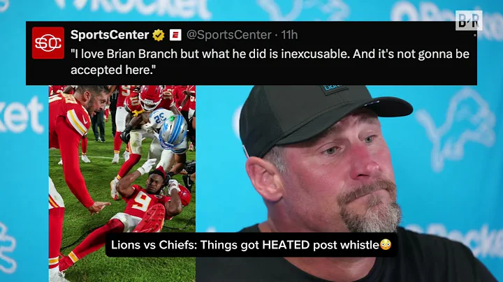 🔥 Chiefs-Lions Postgame Fight: NFL Reviewing Brian Branch Hit on JuJu Smith-Schuster