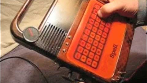 CIRCUIT BENT Speak and Spell with LFO by 3rdness