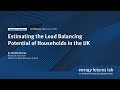 Estimating the load-balancing potential of households in the UK