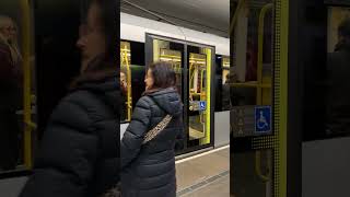 Metrolink M5000 Departs Manchester Piccadilly for Eccles