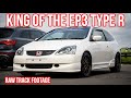 JDM Honda Civic Ep3 Type R Review &amp; in car TRACK FOOTAGE HOT LAPS at Snetterton 300 K20A Vtec